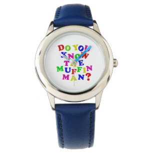 Reloj De Pulsera ¿Conoces al Muffin Man?