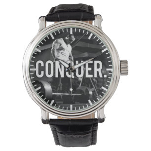 Reloj De Pulsera CONQUISTAR - "Construcción de cuerpos" Motivación