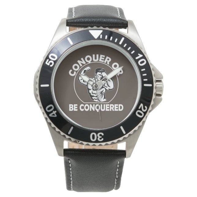 Reloj De Pulsera Conquistar o Ser Conquistado (Anverso)