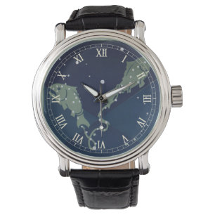 Reloj De Pulsera Constelación de peces de Piscis Zodiaco Astrología