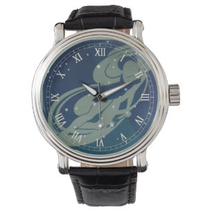 Reloj De Pulsera Constelación de Virgo Vintage Zodiaco Astrología