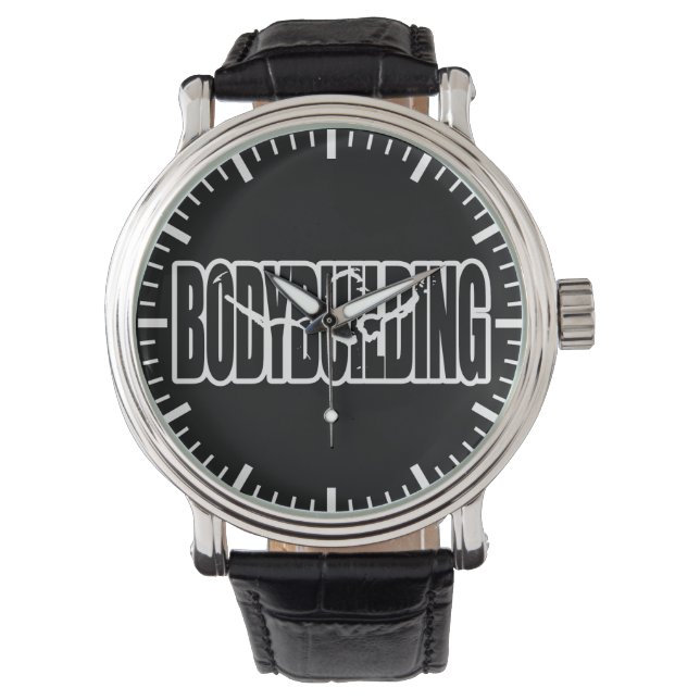 Reloj De Pulsera Construcción de cuerpos (Anverso)