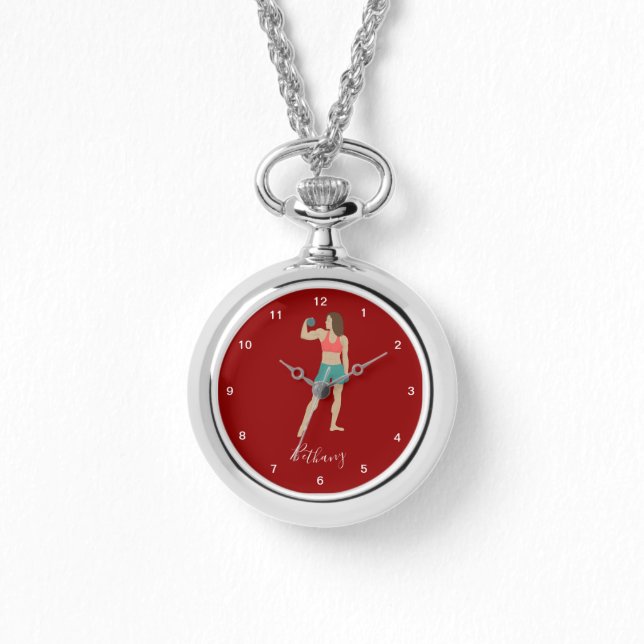 Reloj De Pulsera Construcción de cuerpos (Anverso)