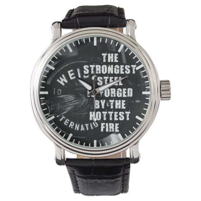 Reloj De Pulsera "Construcción de cuerpos" Formación Motivacional (Anverso)