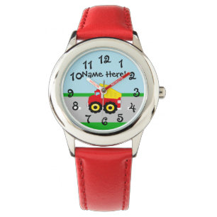 Reloj De Pulsera Construcción Dumptruck de los muchachos de los
