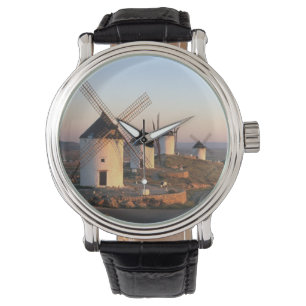 Reloj De Pulsera Consuegra, La Mancha, España, molinos de viento