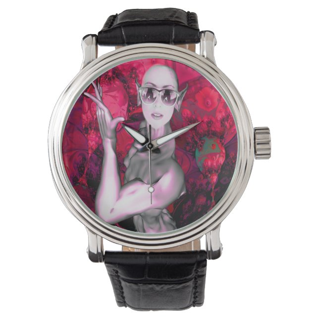 Reloj De Pulsera Contacto Alien (Anverso)