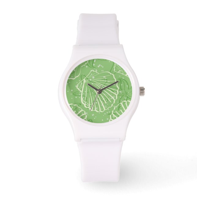 Reloj De Pulsera Contorno de conchas (Anverso)
