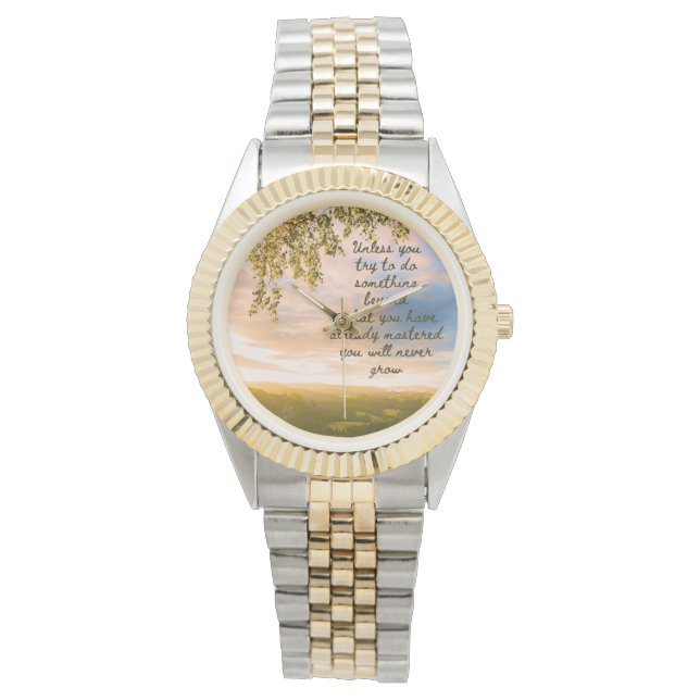 Reloj De Pulsera Control de presupuesto motivacional (Anverso)