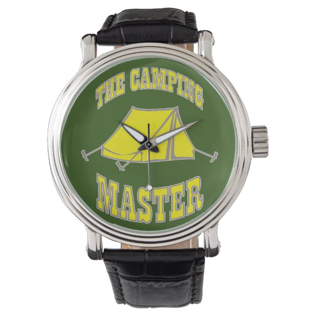 Reloj De Pulsera Control maestro de camping (Anverso)
