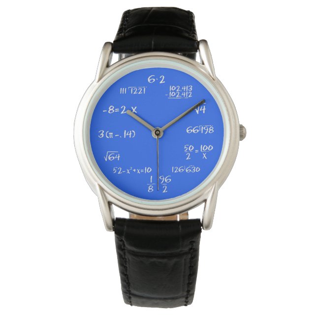 Reloj De Pulsera Control Personalizado de ecuaciones matemáticas az (Anverso)