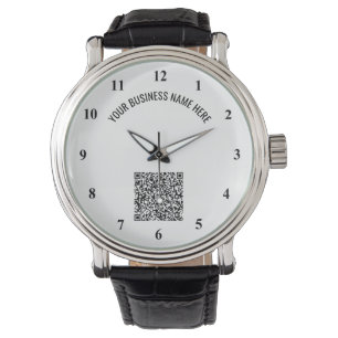 Reloj De Pulsera Control personalizado de su código QR y de texto P