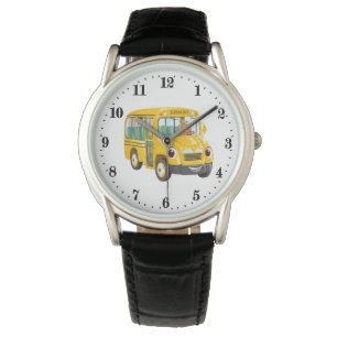Reloj De Pulsera controlador de bus de escuela lindo agregar texto