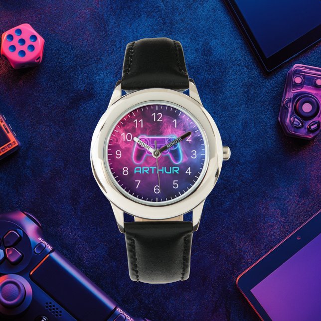 Reloj De Pulsera Controlador de juegos de neón personalizado para n (Subido por el creador)