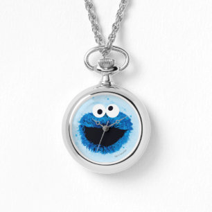 Reloj De Pulsera Cookie Monster   Tendencia acuarela