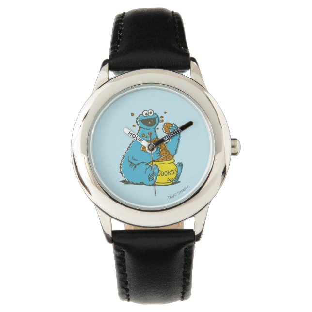 Reloj De Pulsera Cookie Monster Vintage (Anverso)