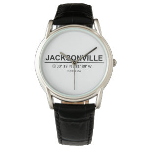 Reloj De Pulsera Coordenadas de Jacksonville