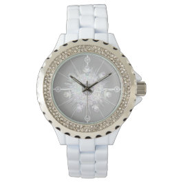 Reloj De Pulsera Copo de nieve blanco