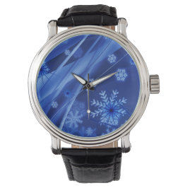 Reloj De Pulsera Copos de nieve azules