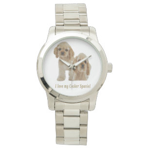 Reloj De Pulsera coqueteo spaniels