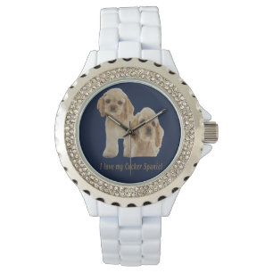 Reloj De Pulsera coqueteo spaniels