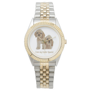 Reloj De Pulsera coqueteo spaniels