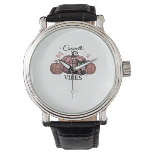 Reloj De Pulsera Coquette Pink Pumpkin Cat Classic T-Shirt