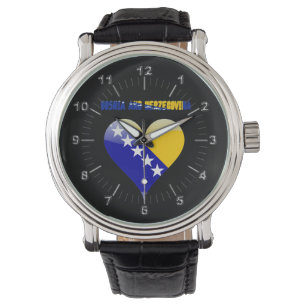 Reloj De Pulsera Corazón bosnio