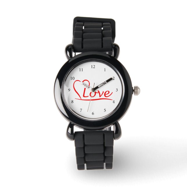 Reloj De Pulsera Corazón con amor (Anverso)