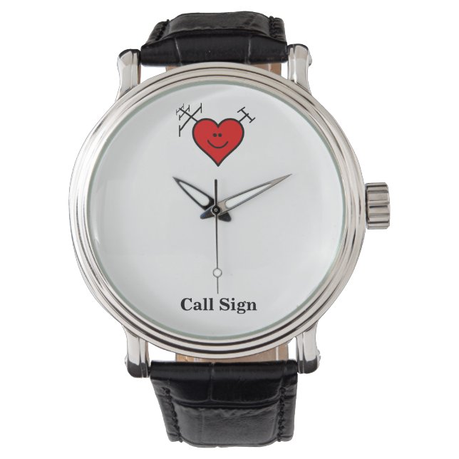 Reloj De Pulsera Corazón con Antenas Watch + Personalizar! (Anverso)