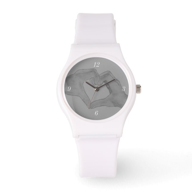 Reloj De Pulsera Corazón de manos (Anverso)