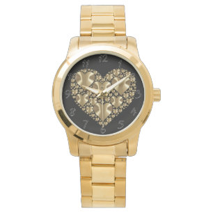 Reloj De Pulsera Corazón de oro