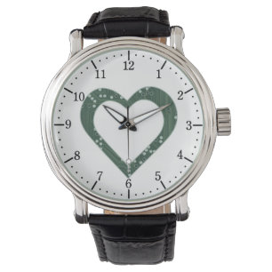 Reloj De Pulsera Corazón de patrón de placa de circuito