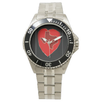 Reloj De Pulsera Corazón de Texas2