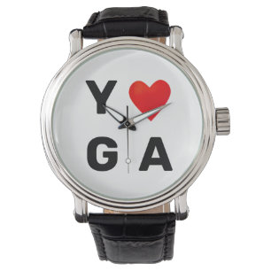 Reloj De Pulsera Corazón de yoga moderno