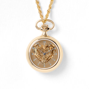 Reloj De Pulsera Corazón dorado