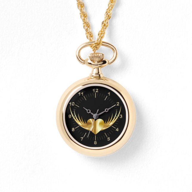 Reloj De Pulsera Corazón dorado (Anverso)