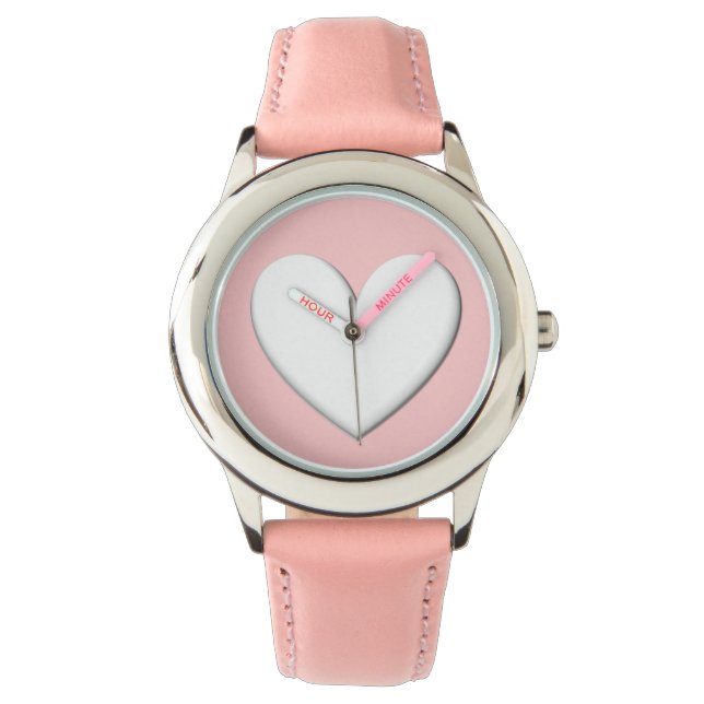 Reloj De Pulsera Corazón Hinchado (Anverso)