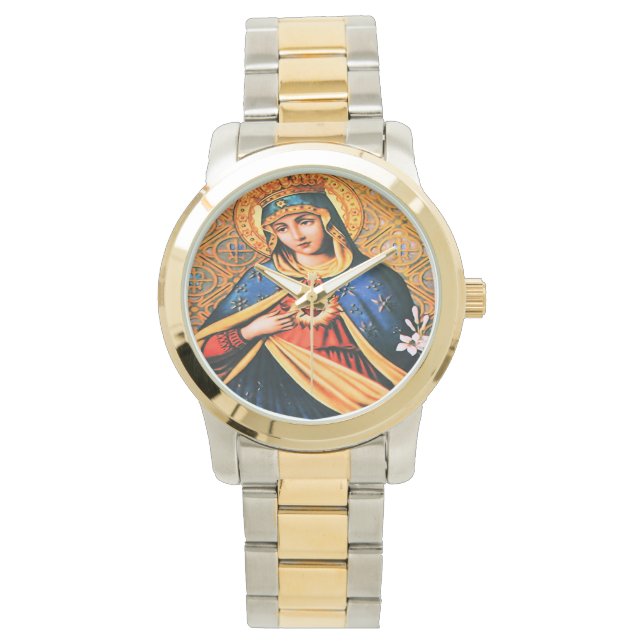 Reloj De Pulsera Corazón inmaculado de María (Anverso)