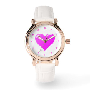 Reloj De Pulsera Corazón morado - Amor