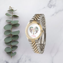 Reloj De Pulsera Corazón personalizado con pinturas y fotos