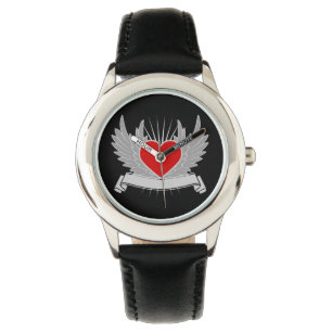 Reloj De Pulsera Corazón rojo