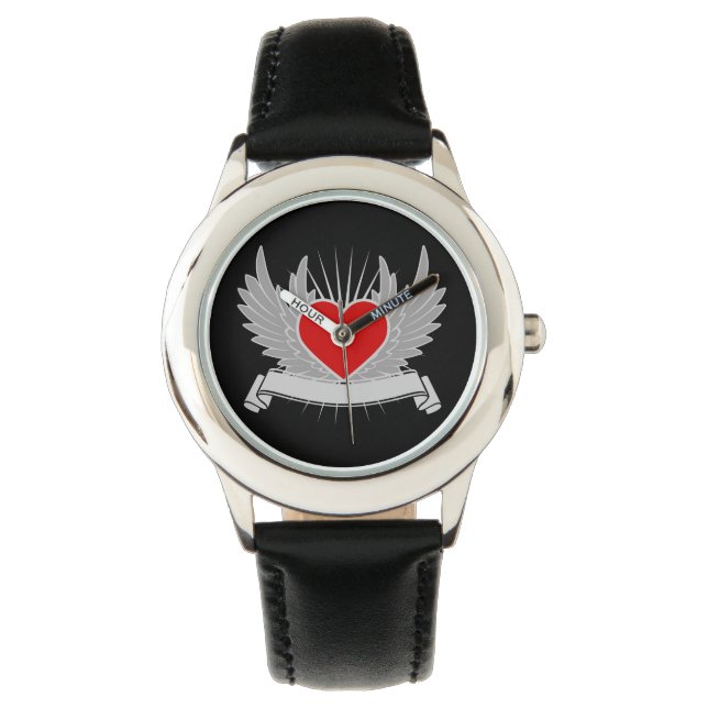 Reloj De Pulsera Corazón rojo (Anverso)
