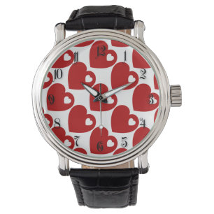 Reloj De Pulsera Corazón rojo