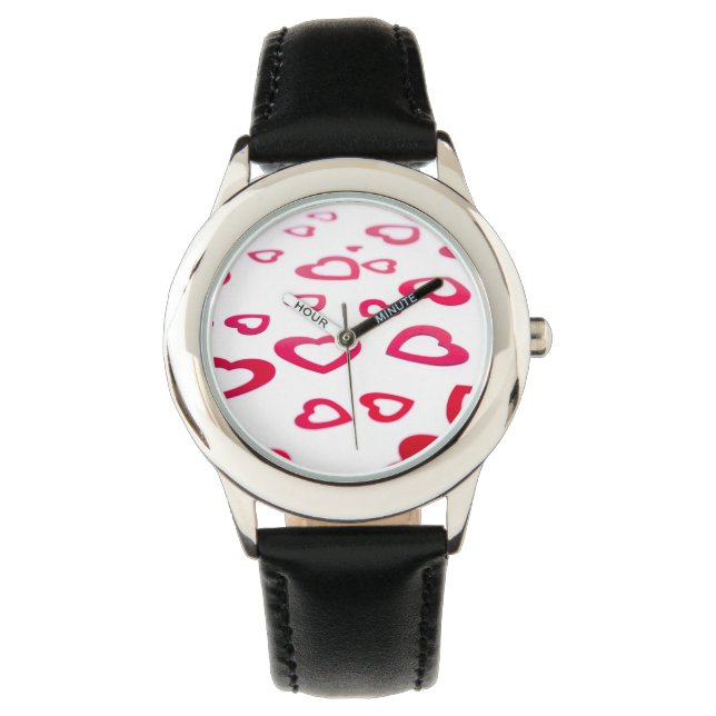 Reloj De Pulsera Corazón rojo (Anverso)