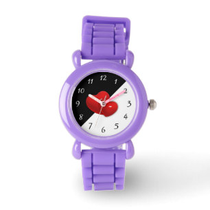 Reloj De Pulsera Corazón rojo