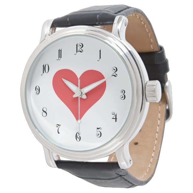 Reloj De Pulsera Corazón rojo (Angular)