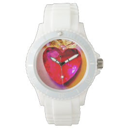 Reloj De Pulsera Corazón rosa