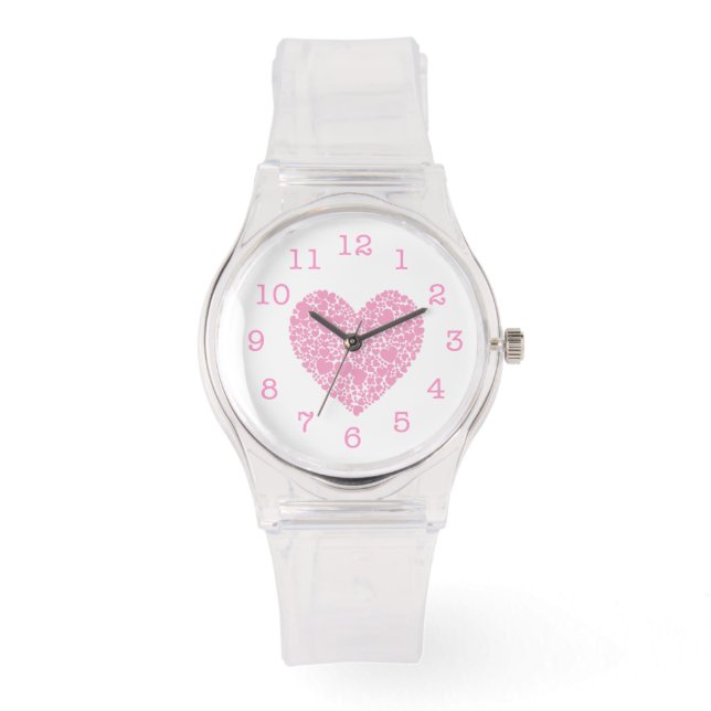 Reloj De Pulsera Corazón/Rosa de San Valentín (Anverso)