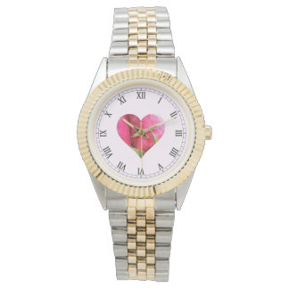Reloj De Pulsera Corazón rosa rosado romántico